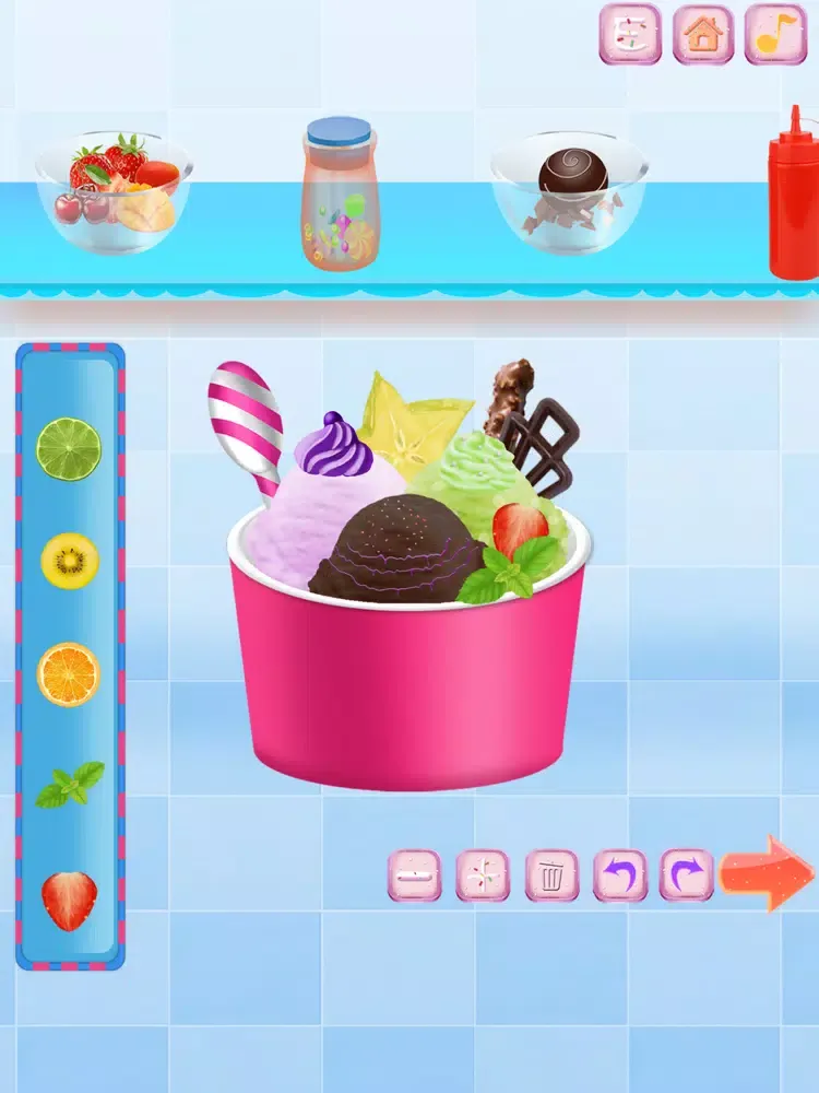ภาพหน้าจอของ Ice Cream Maker:Cooking Game. iPad 