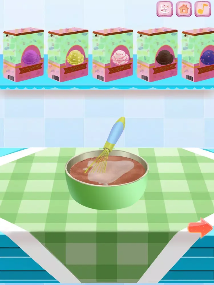ภาพหน้าจอของ Ice Cream Maker:Cooking Game. iPad 