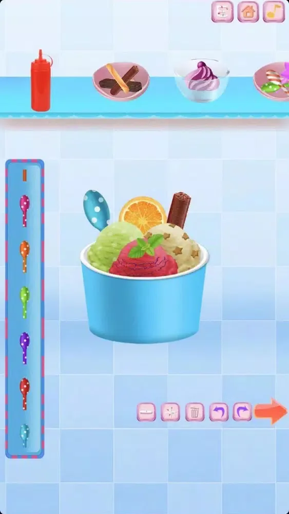ภาพหน้าจอของ Ice Cream Maker:Cooking Game.