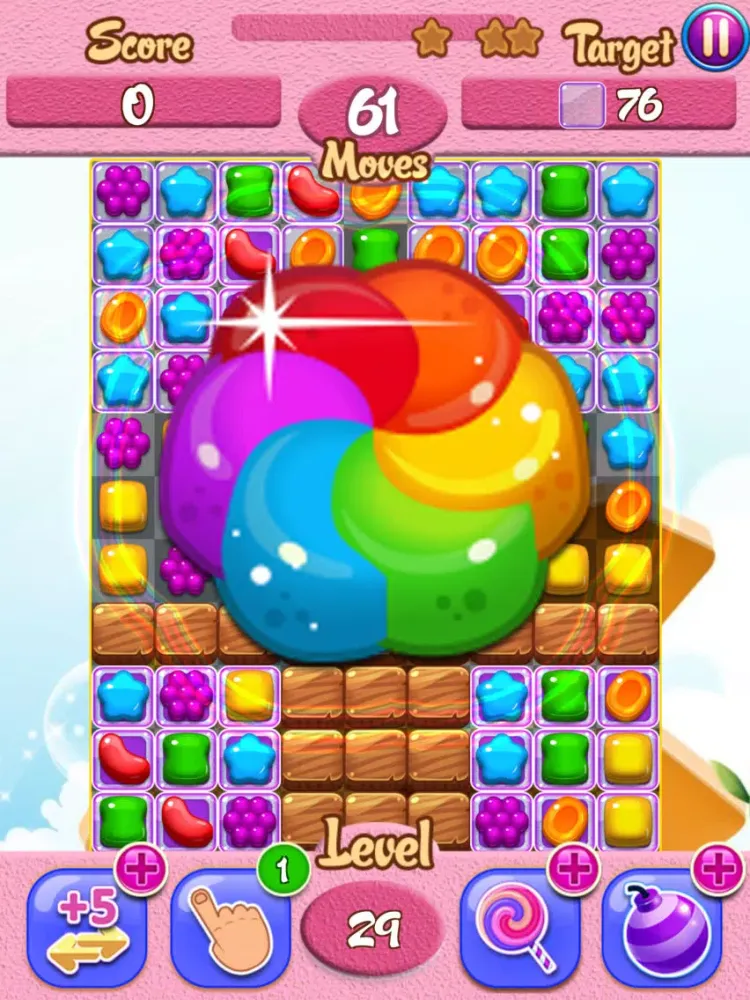 ภาพหน้าจอของ Candy Cream iPad 