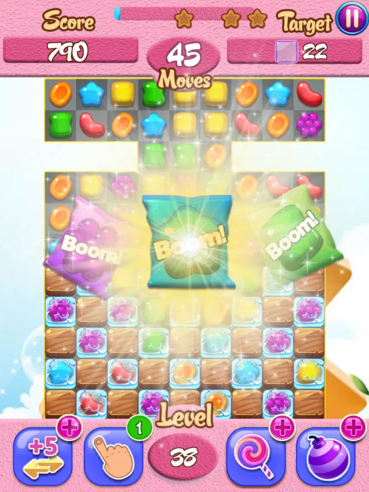 ภาพหน้าจอของ Candy Cream iPad 