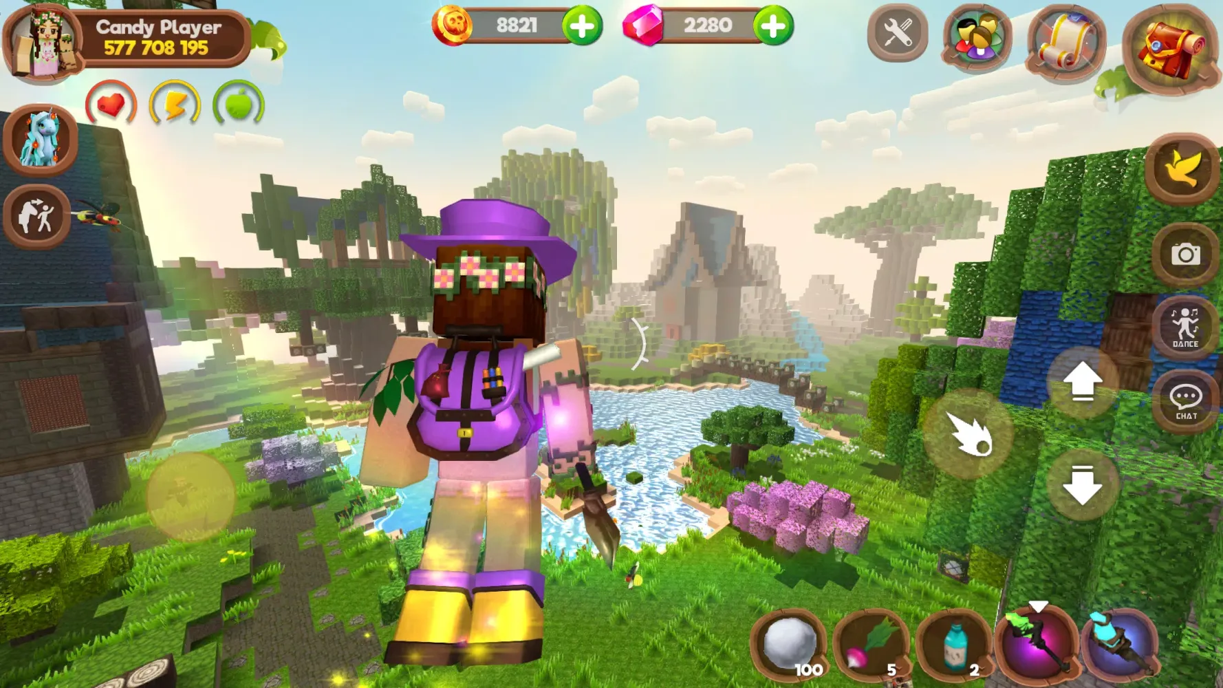 Tangkapan skrin Pony World Craft