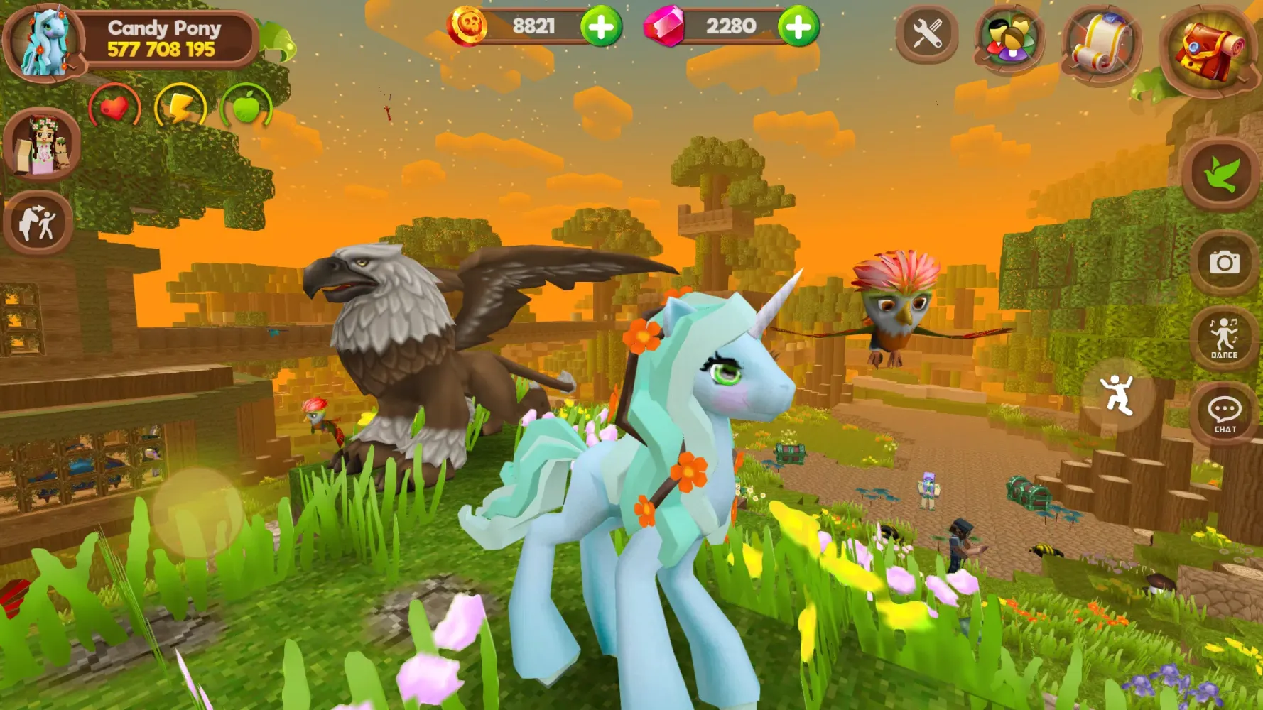 Tangkapan skrin Pony World Craft