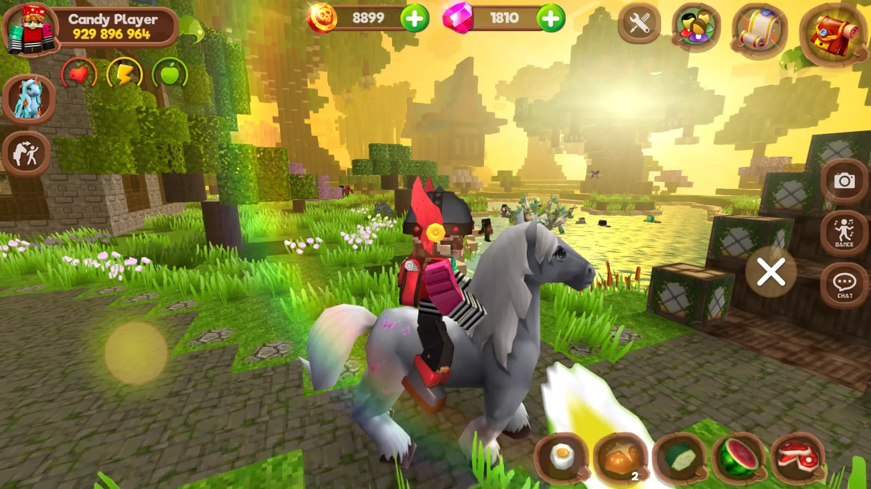 Tangkapan skrin Pony World Craft