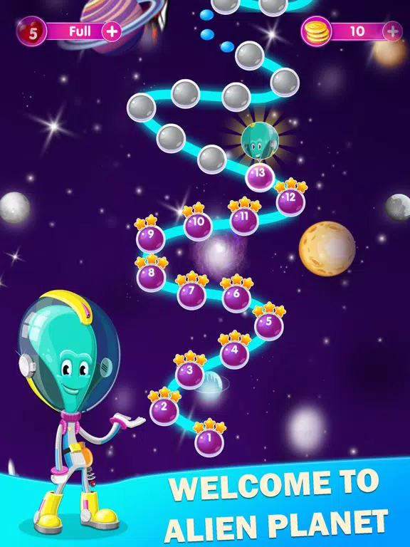 Alien Planet Match 3 Puzzle iPad  スクリーンショット