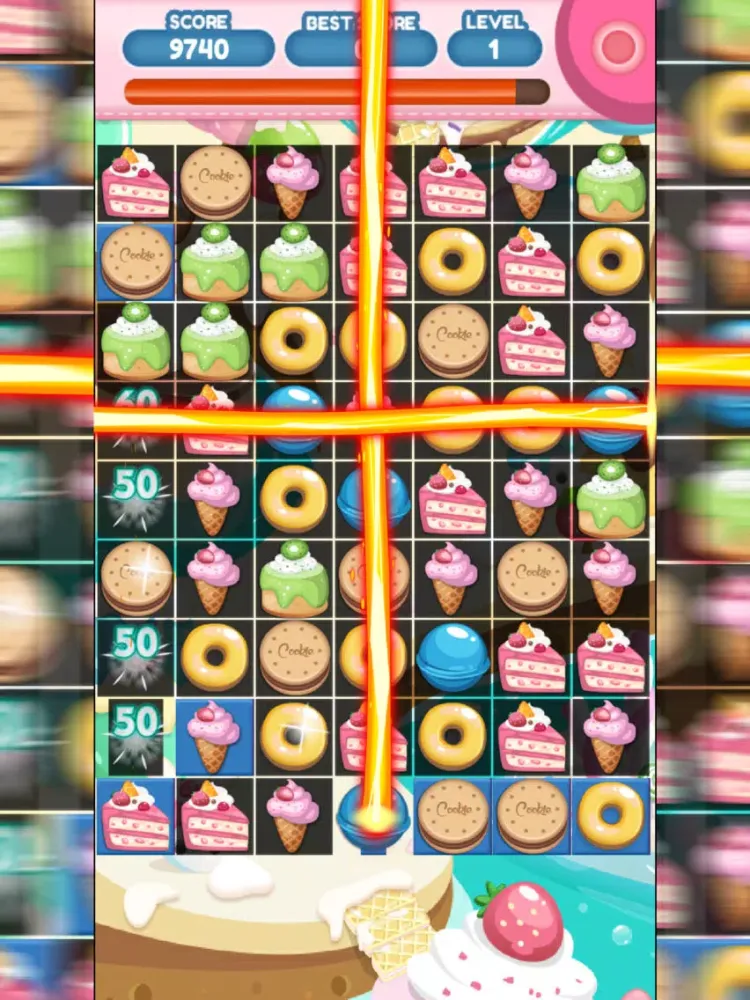 Sweet Candy Splash Saga iPad 应用截图