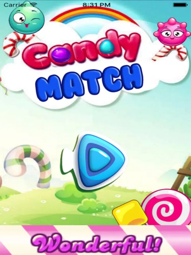 Capturas de tela do Candy Star Matching Mania HD-Puzzle Game For All iPad 