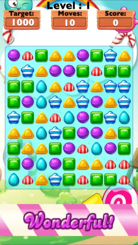 Capturas de tela do Candy Star Matching Mania HD-Puzzle Game For All