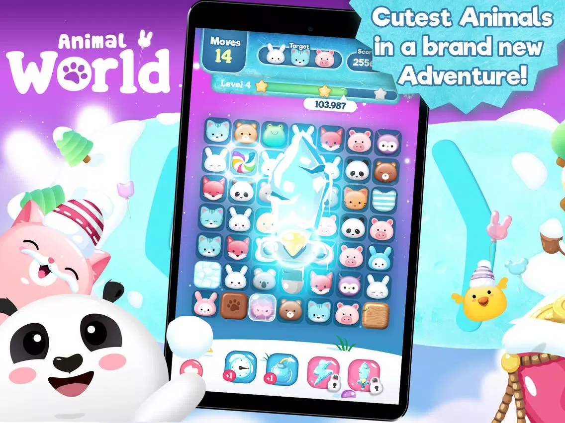 Frozen Pet Pop Mania - Crush the Diamonds and Smash the Jewels FREE iPad  سکرین شاٹس