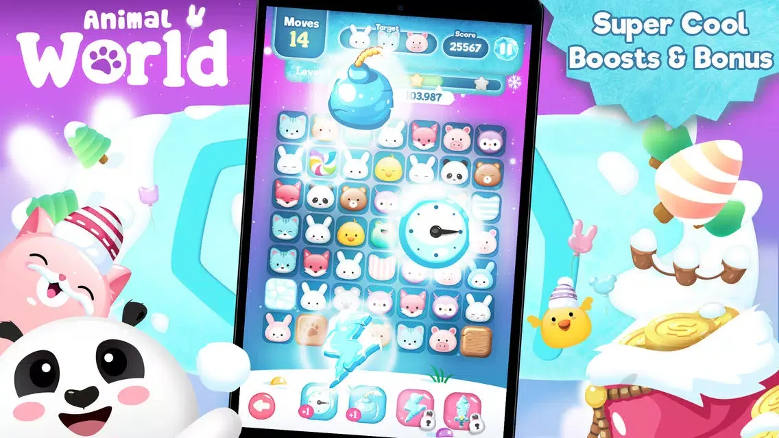 Frozen Pet Pop Mania - Crush the Diamonds and Smash the Jewels FREE سکرین شاٹس