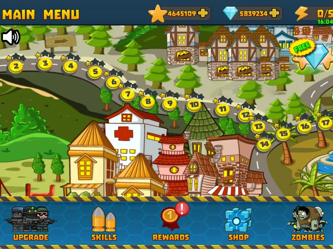 ภาพหน้าจอของ Zombie Defense vs Snipers - Zombies Games Frontier iPad 