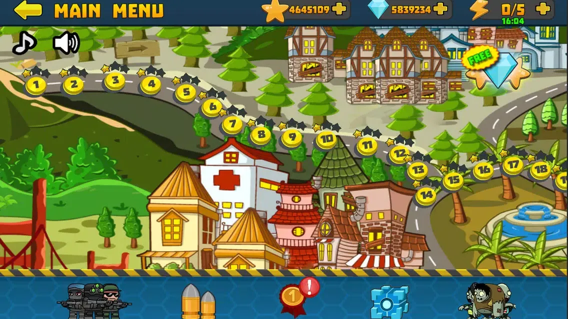 ภาพหน้าจอของ Zombie Defense vs Snipers - Zombies Games Frontier