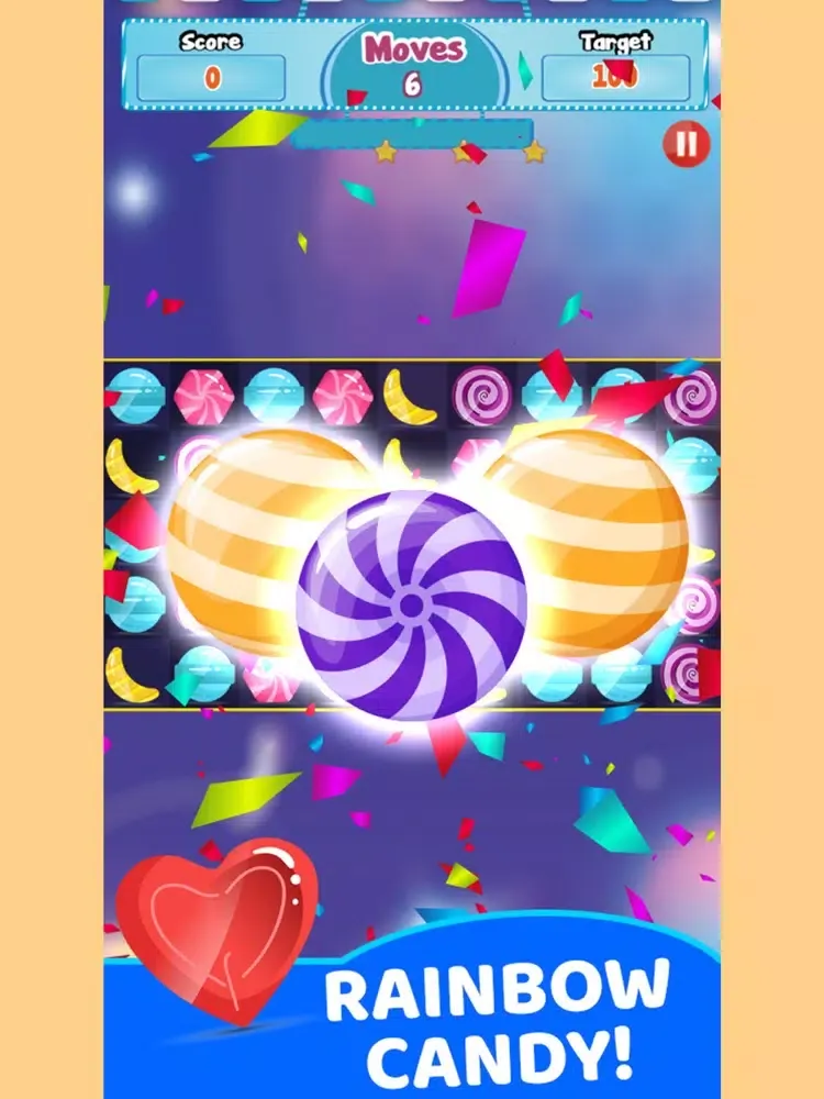 Zrzuty ekranu Sweet Candy Bomb Space iPad 