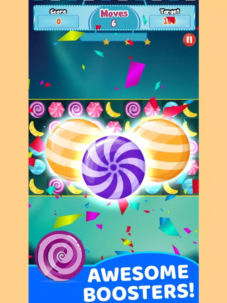 Zrzuty ekranu Sweet Candy Bomb Space iPad 