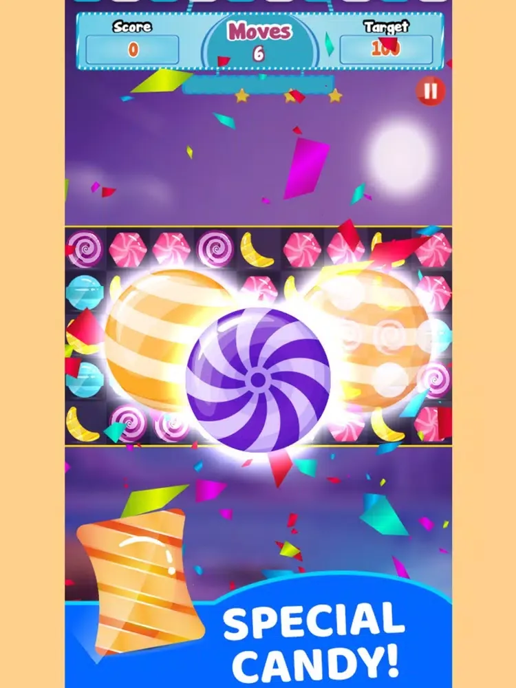 Zrzuty ekranu Sweet Candy Bomb Space iPad 