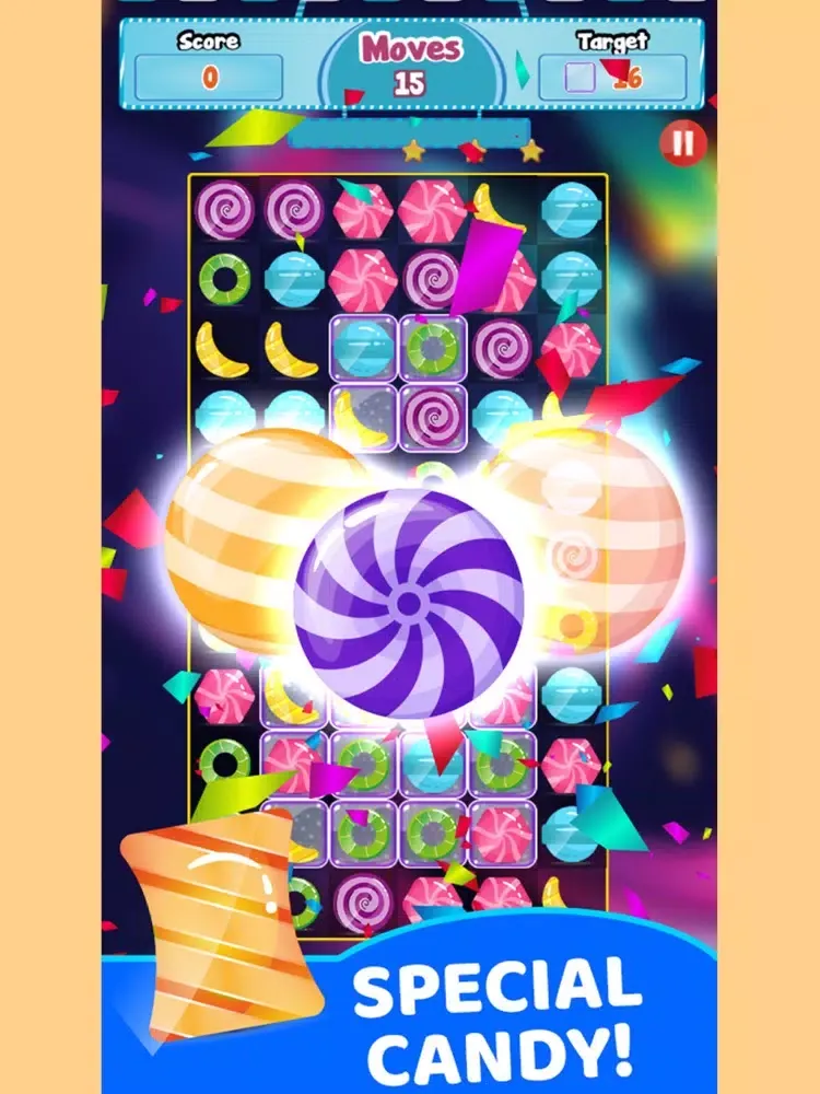 Zrzuty ekranu Sweet Candy Bomb Space iPad 