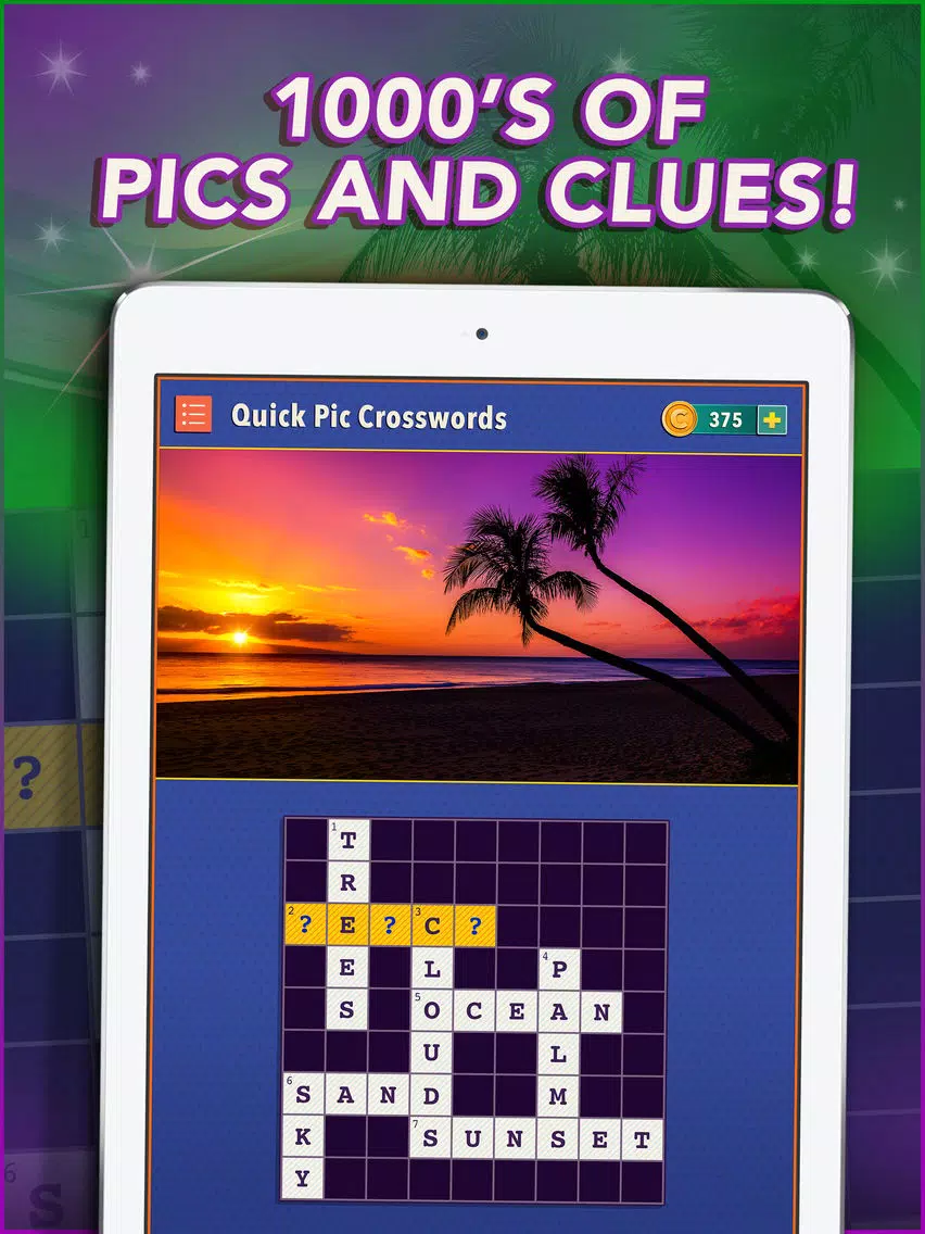 Quick Pic Crosswords iPad 應用截圖