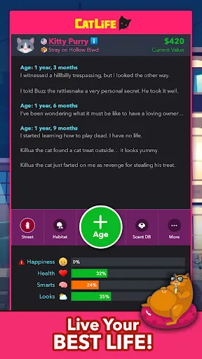 BitLife Cats - CatLife Screenshots