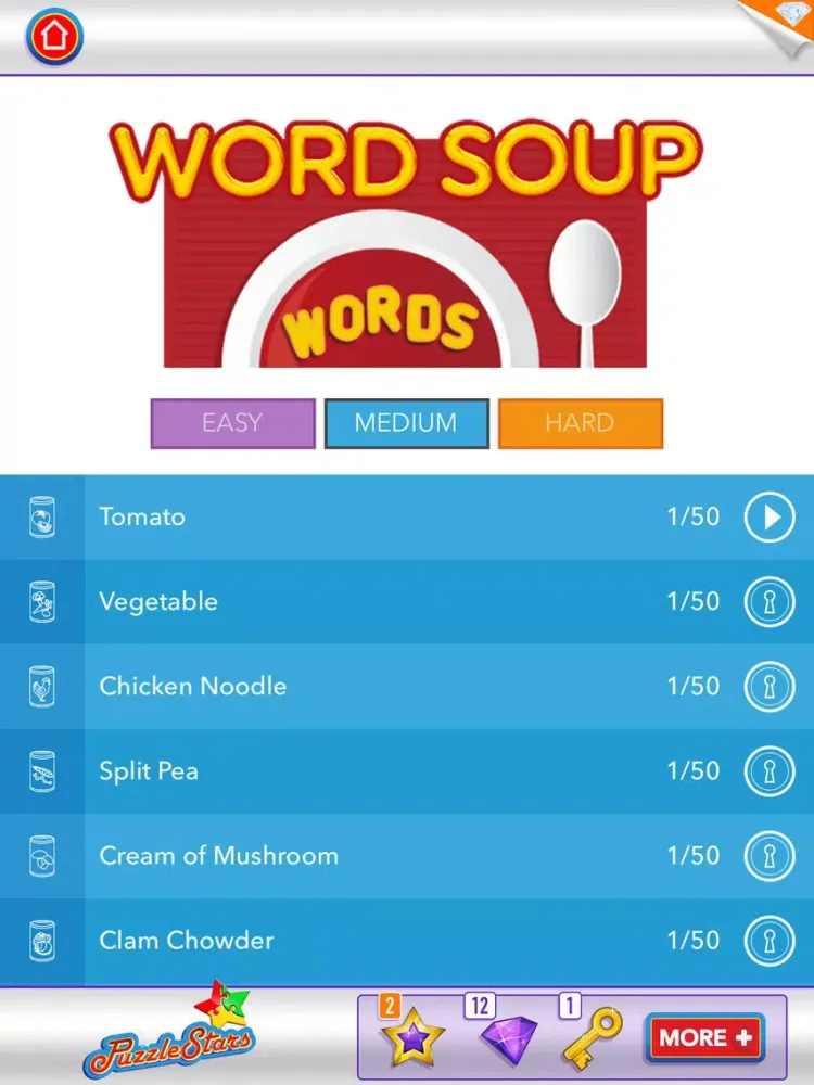 Word Soup iPad 应用截图