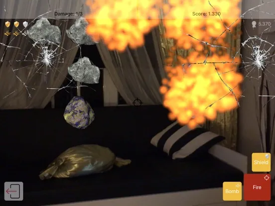 Asteroid Shooter AR iPad  スクリーンショット