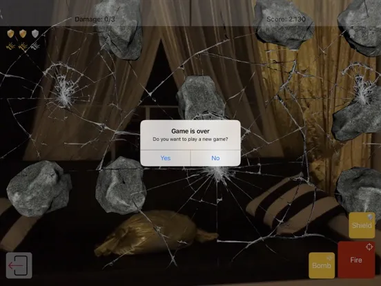 Asteroid Shooter AR iPad  スクリーンショット