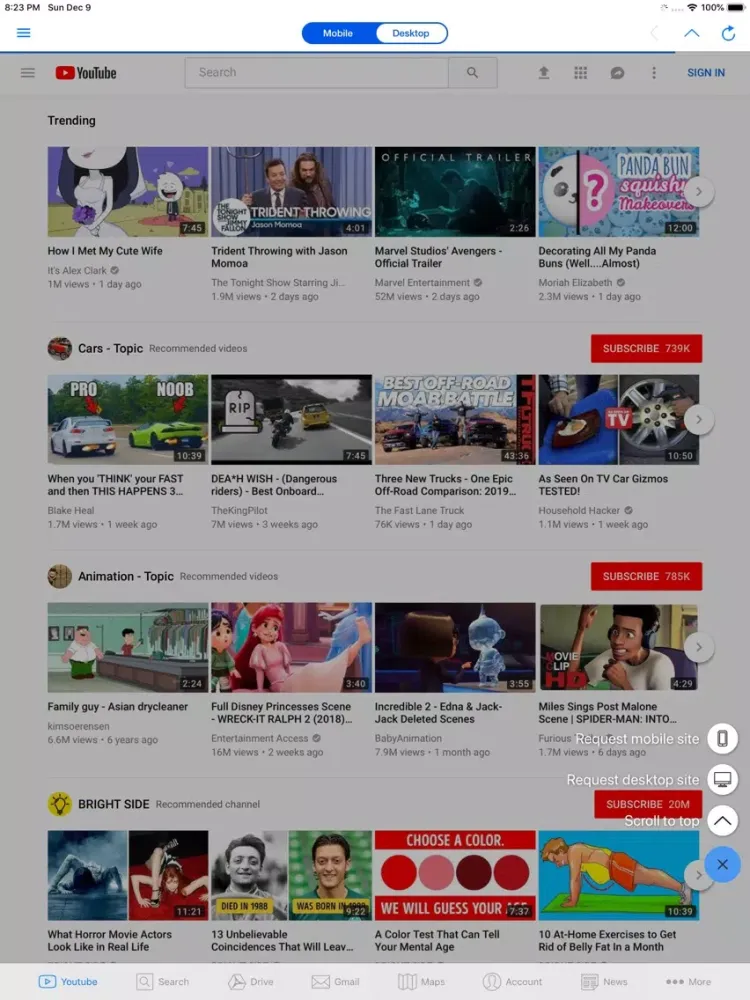 Zrzuty ekranu Lite for Google Apps iPad 