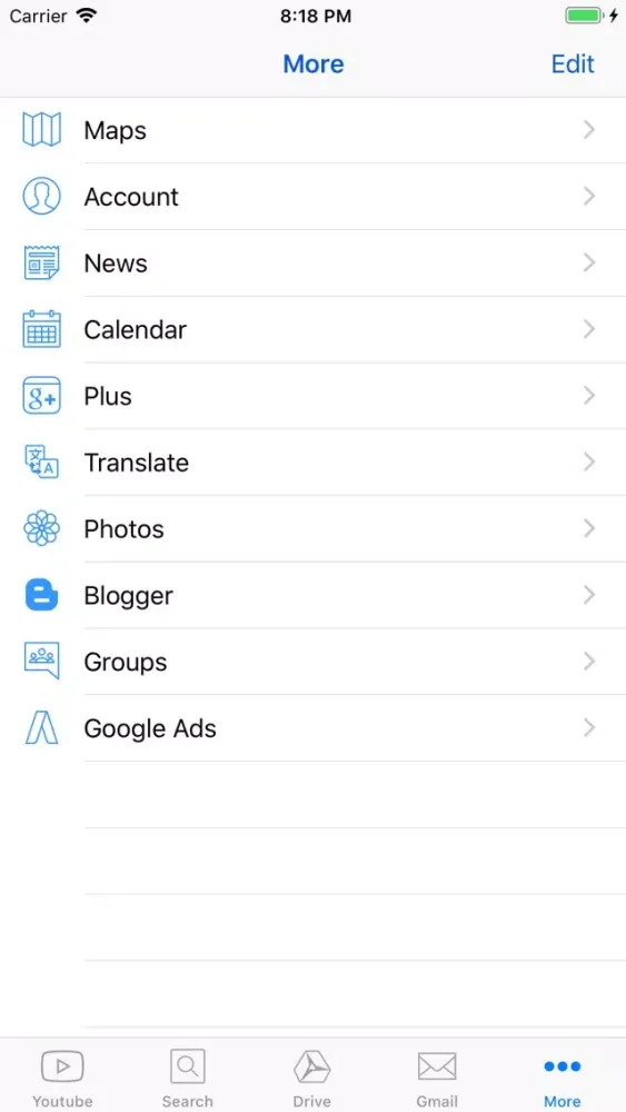Zrzuty ekranu Lite for Google Apps