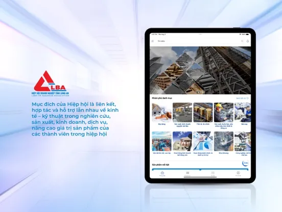 LBA - Hiệp hội DN Long An iPad 应用截图