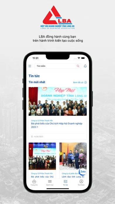 LBA - Hiệp hội DN Long An应用截图