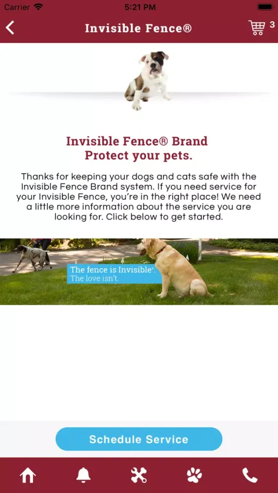 Capturas de tela do Canine Company