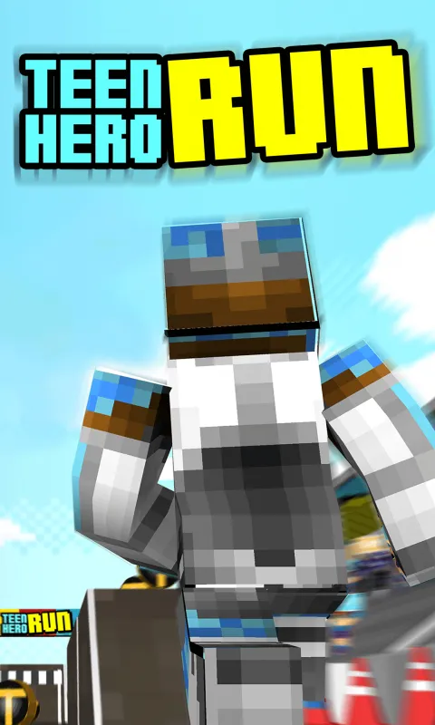 Teen Heroes Blocks Skins Run स्क्रीनशॉट