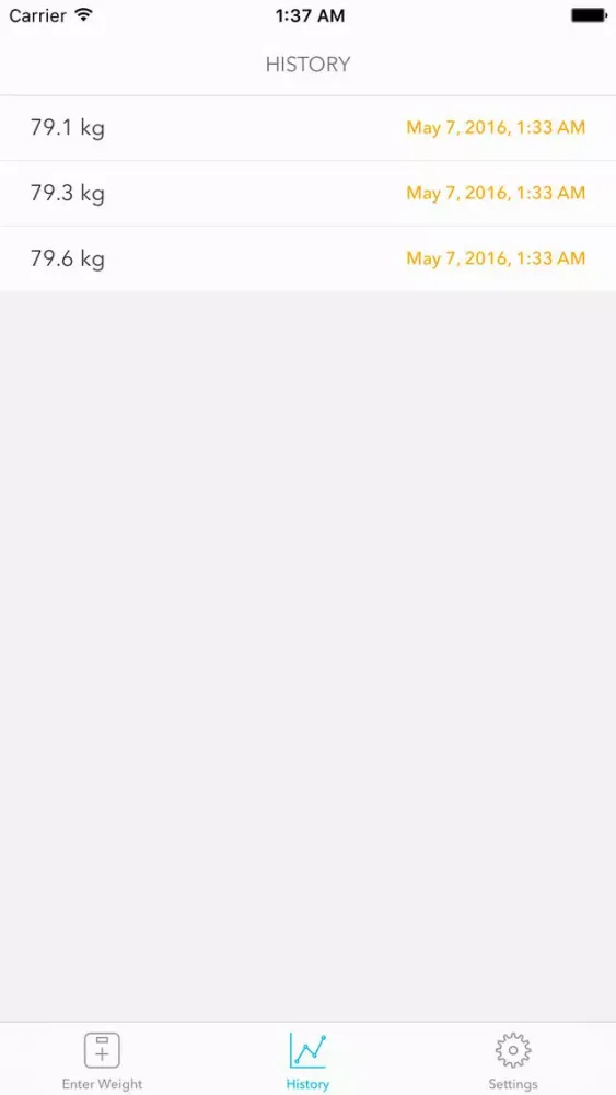 Simple Scale - Simplest Way to Track Your Weight Screenshots