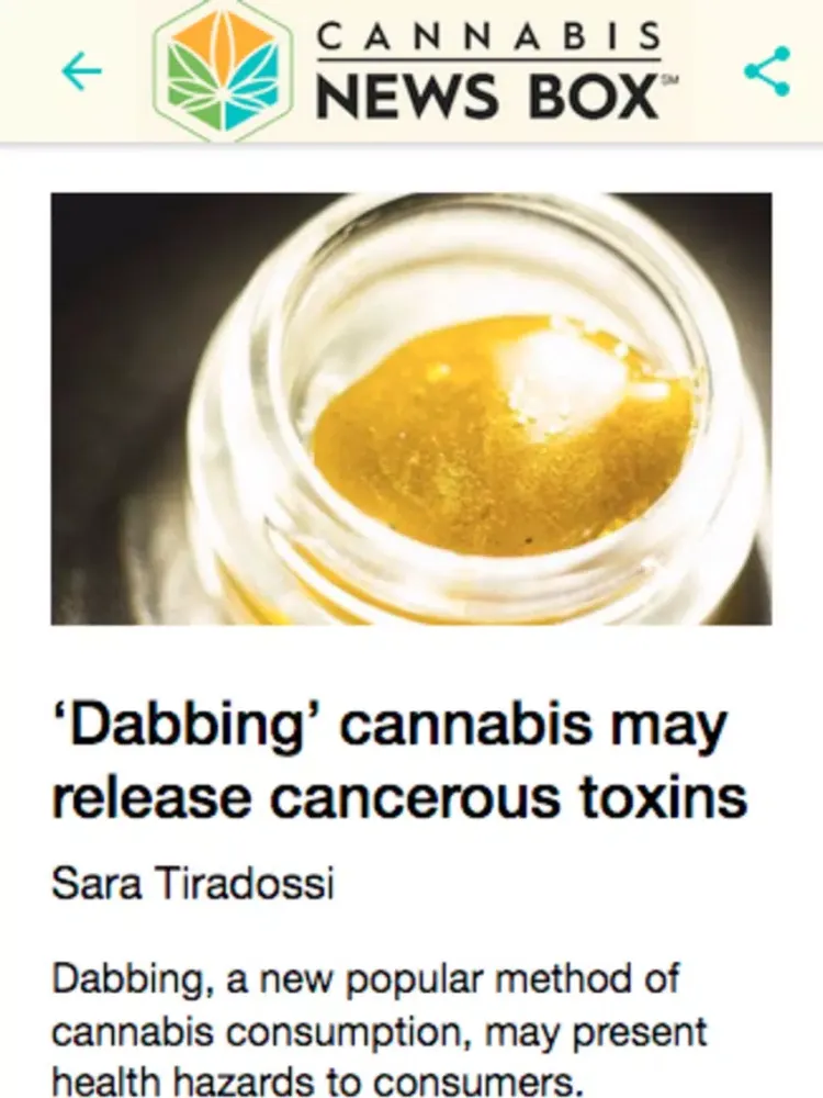 Capturas de tela do Cannabis News Box iPad 