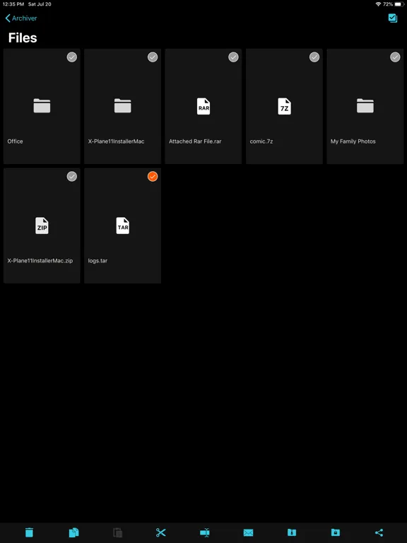 Screenshot di Archiver Pro - Open RAR,ZIP,7Z iPad