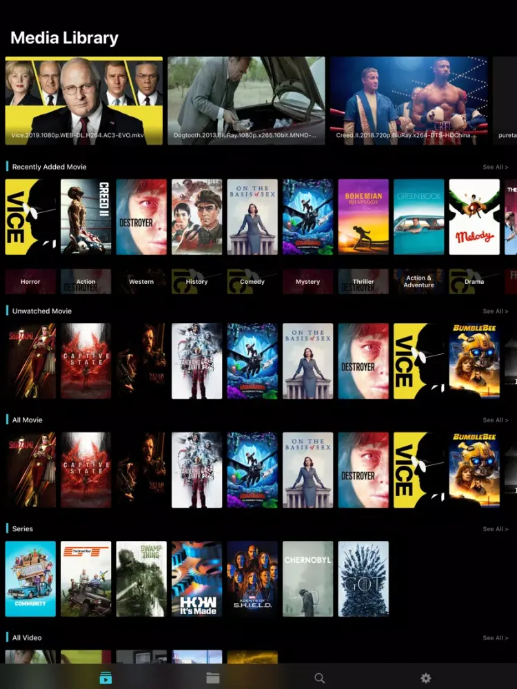 Lumi Player Pro iPad 应用截图