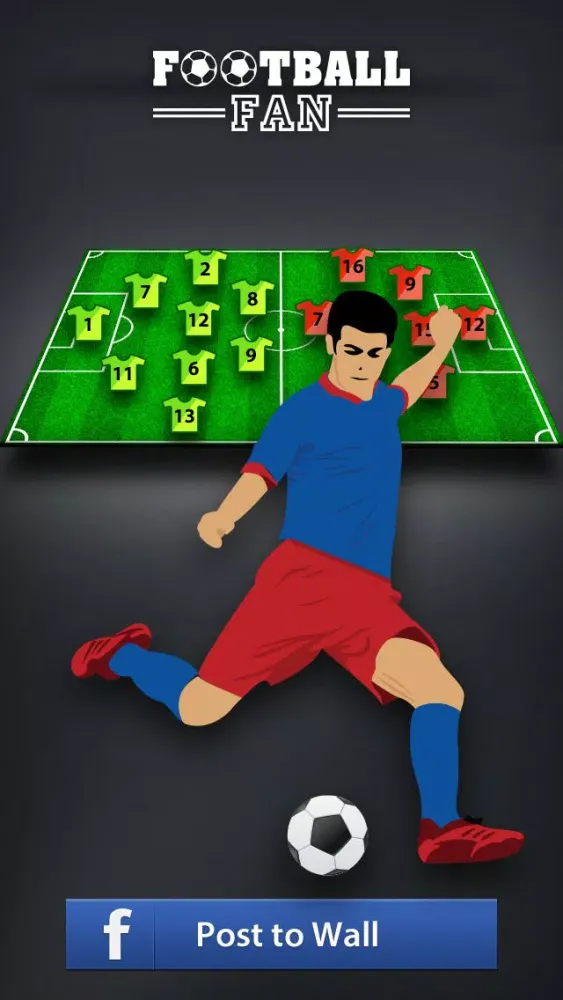 Football Fan App স্ক্রিনশট