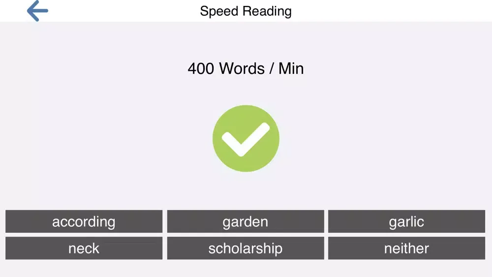 Ảnh chụp màn hình của Speed Reading Exercises