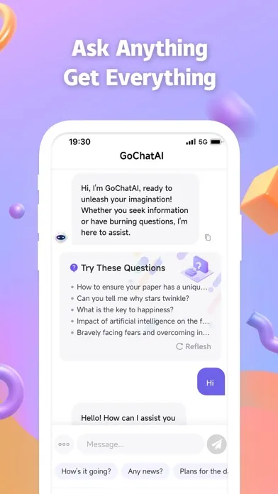 GoChatAI Screenshots