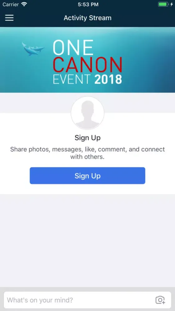 One Canon Event 2018 Ekran Görüntüleri