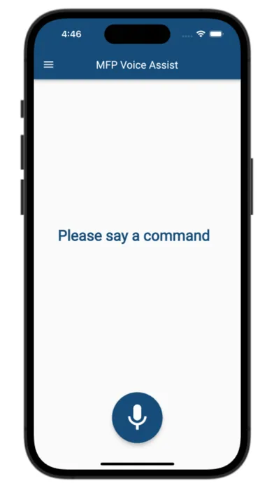 Ảnh chụp màn hình của MFP Voice Assist