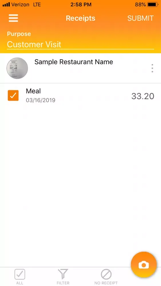Mobile T&E Workgroup Edition Screenshots