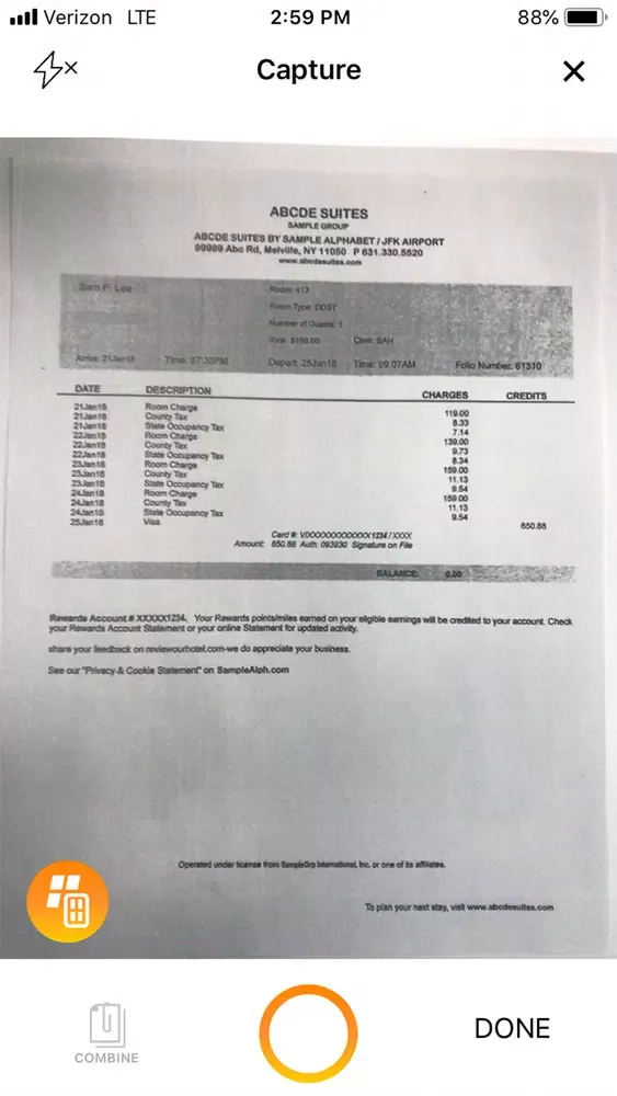Mobile T&E Workgroup Edition Screenshots