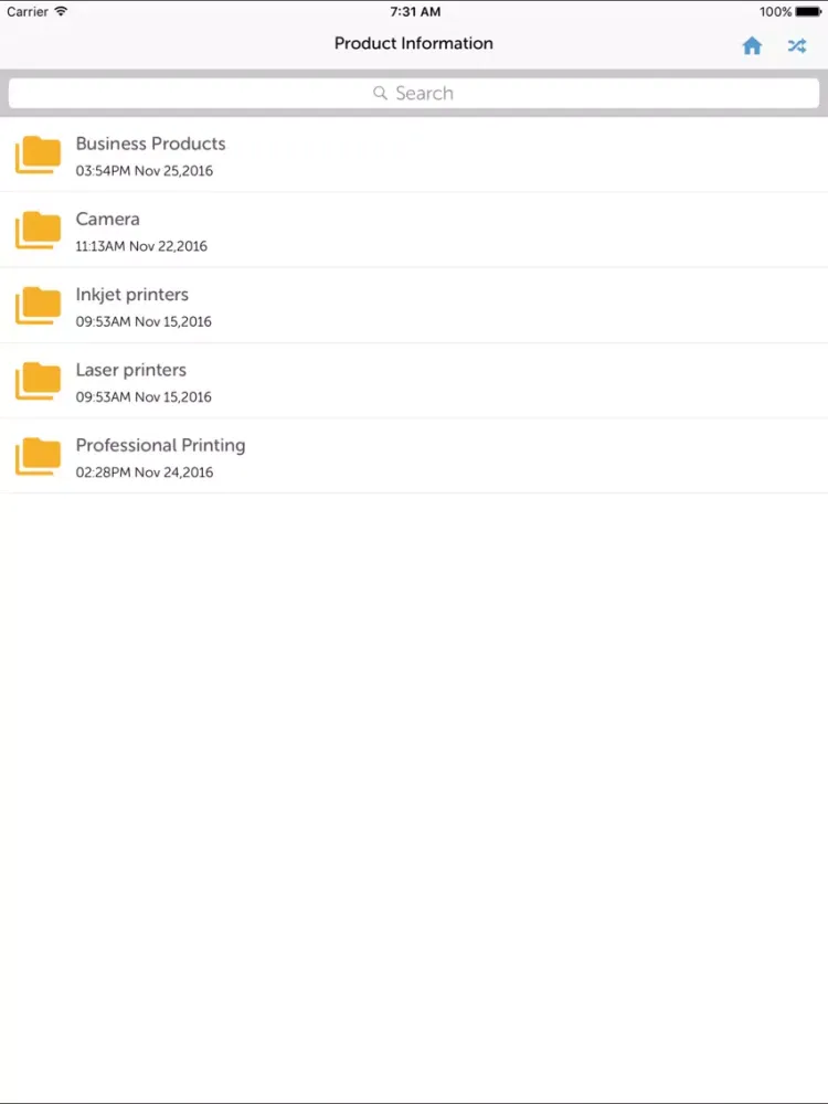 Canon SENSEI iPad  سکرین شاٹس