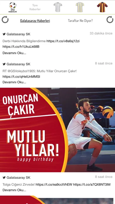 Tangkapan layar Spor Haberleri - Üç Büyükler ile ilgili haberler