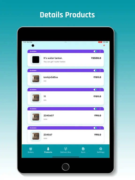 Canpay Vendor iPad 应用截图