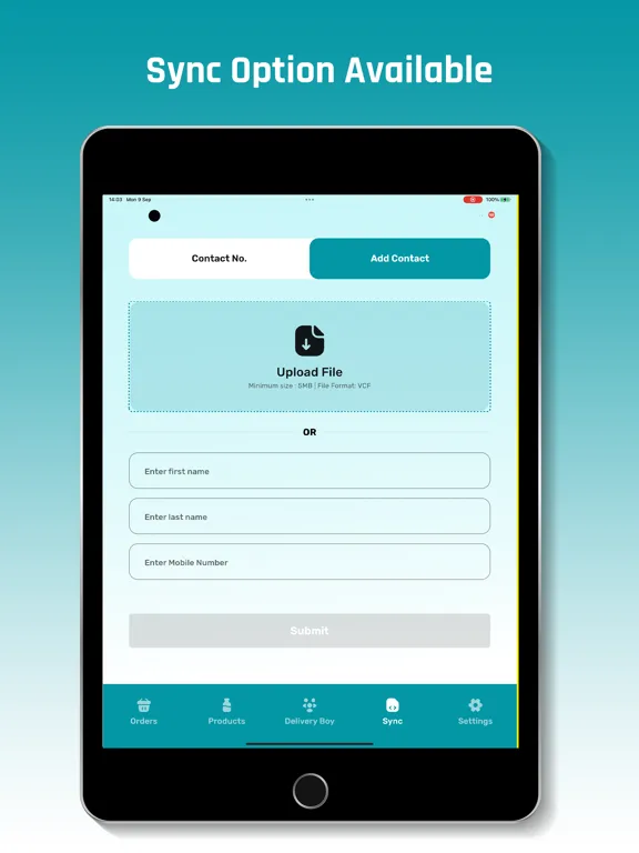 Canpay Vendor iPad 应用截图