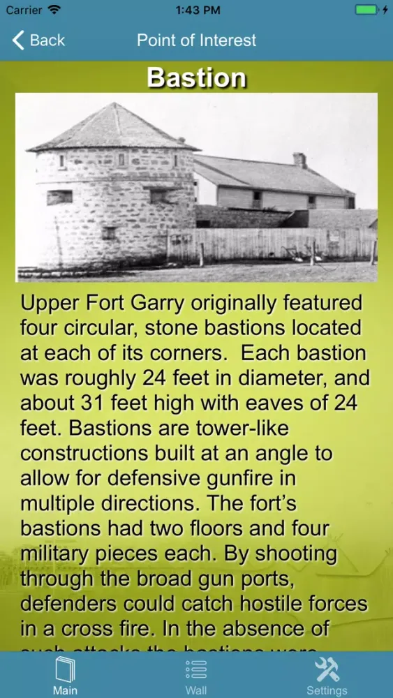 Zrzuty ekranu CanNect for Upper Fort Garry