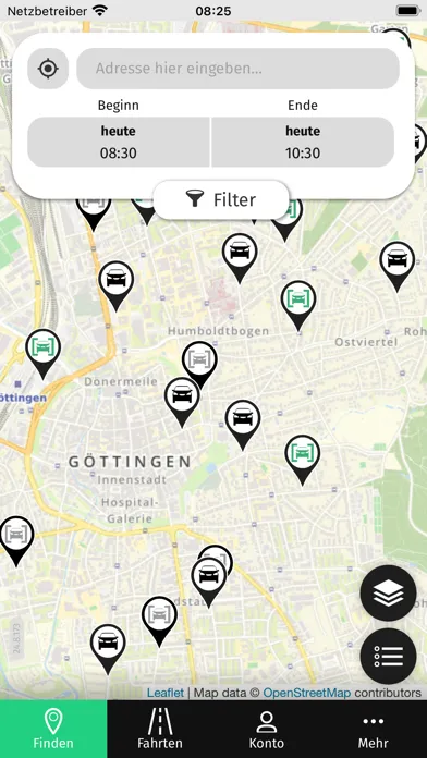 Скриншоты YourCar Carsharing