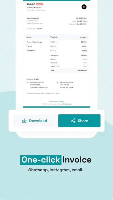 Скриншоты Cantant - Smarter Bookkeeping