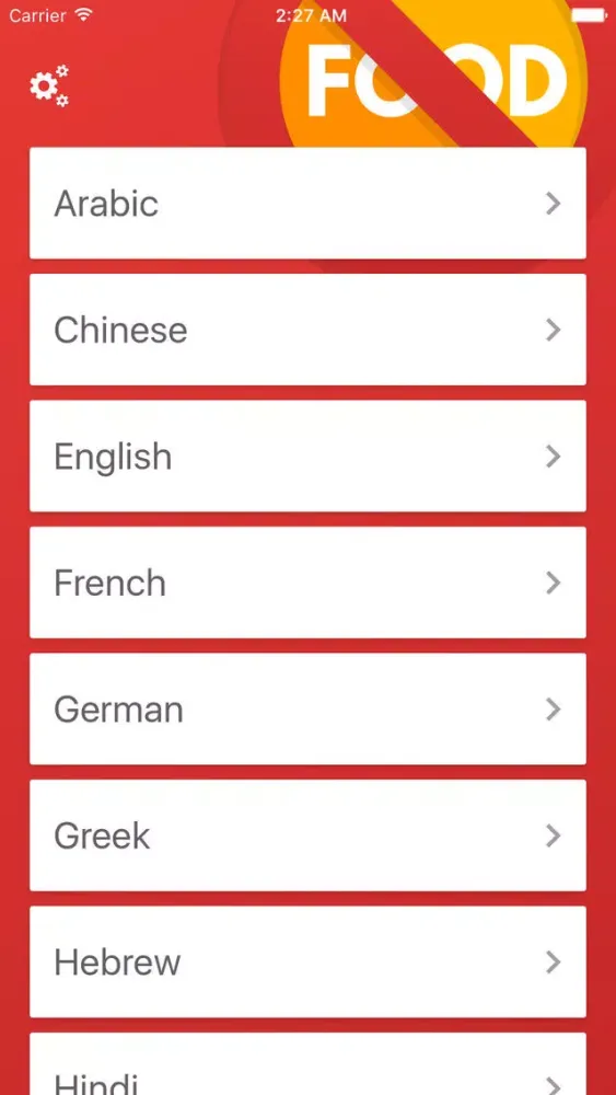 Скриншоты Can't Eat That - Food Allergy Translations